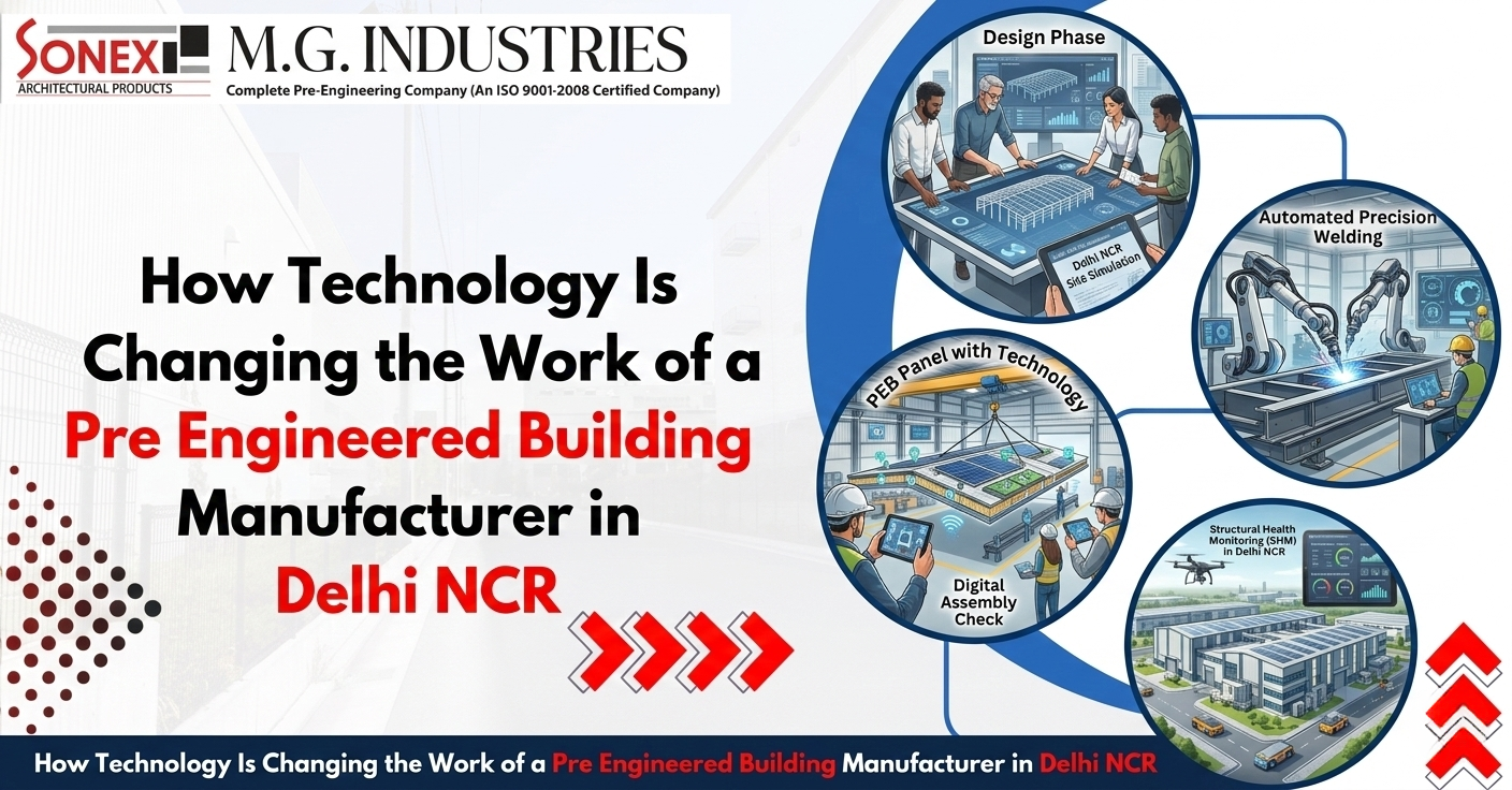 How Technology Is Changing the Work of a Pre Engineered Building Manufacturer in Delhi NCR