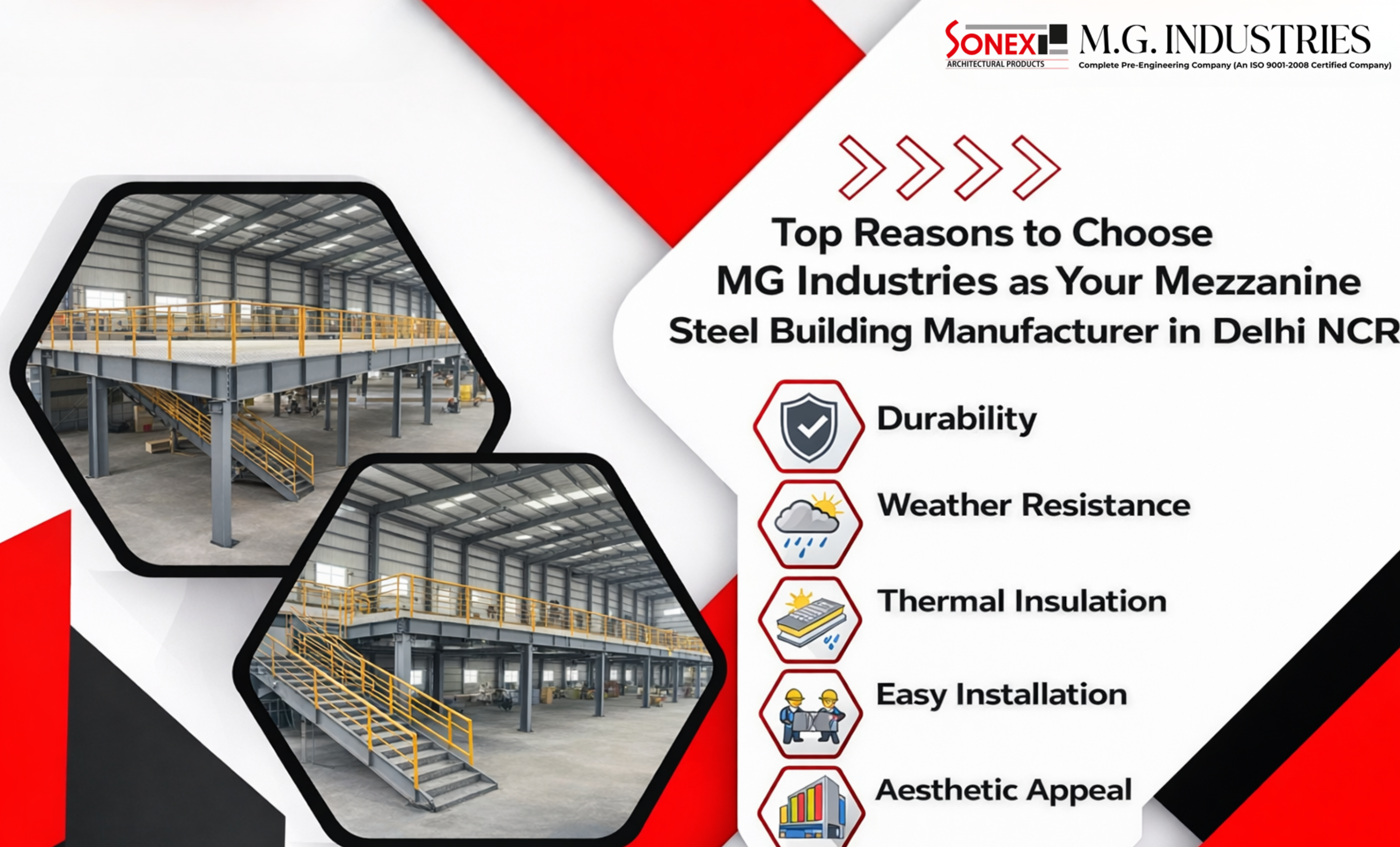 Top Reasons to Choose MG Industries as Your Mezzanine Steel Building Manufacturer in Delhi NCR