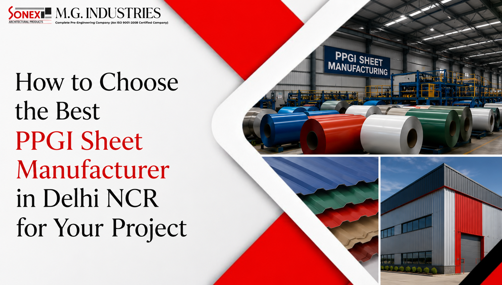 How to Choose the Best PPGI Sheet Manufacturer in Delhi NCR for Your Project