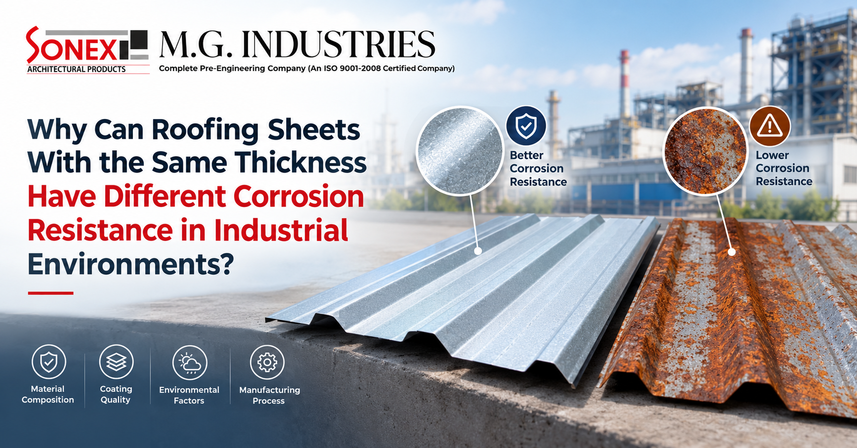 Why Can Roofing Sheets With the Same Thickness Have Different Corrosion Resistance in Industrial Environments?